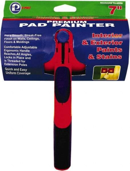Premier Paint Roller - 10-1/2" Long x 7" Wide Paint Pad - Pad Included - Exact Tool & Supply