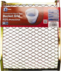 Premier Paint Roller - 5 Gal Compatible Paint Bucket Grid - 9" Roller Compatibility, Steel - Exact Tool & Supply