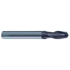 10mm Dia. - 72mm OAL 2 FL 30 Helix Firex Carbide Ball Nose End Mill - Exact Tool & Supply