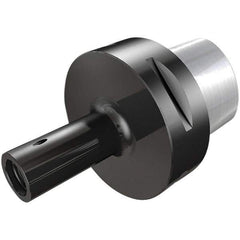 Iscar - Multimaster 50mm Camfix 50 Taper Shank Milling Tip Insert Holder & Shank - 60mm Projection, T10 Neck Thread, 15.3mm Nose Diam - Exact Tool & Supply