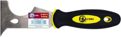 Premier Paint Roller - 2-1/2" Wide Chisel Edge Blade Steel 5-In-1 Tool - Stiff, Soft Grip Plastic Handle, 8.343" OAL - Exact Tool & Supply