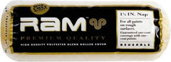 Premier Paint Roller - 1-1/4" Nap, 9" Wide Paint Roller Cover - Extra-Rough Texture, Polyester - Exact Tool & Supply