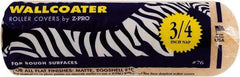 Premier Paint Roller - 3/4" Nap, 9" Wide Paint Roller Cover - Rough Texture, Polyester - Exact Tool & Supply