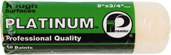 Premier Paint Roller - 3/4" Nap, 9" Wide Paint Roller Cover - Rough Texture, Polyester - Exact Tool & Supply