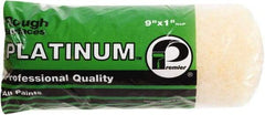 Premier Paint Roller - 1" Nap, 9" Wide Paint Roller Cover - Rough Texture, Polyester - Exact Tool & Supply