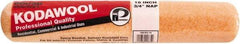 Premier Paint Roller - 3/4" Nap, 18" Wide Paint Roller Cover - Rough Texture, Polyester & Wool - Exact Tool & Supply