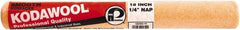 Premier Paint Roller - 1/4" Nap, 18" Wide Paint Roller Cover - Smooth Texture, Polyester & Wool - Exact Tool & Supply
