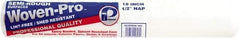 Premier Paint Roller - 1/2" Nap, 18" Wide Paint Roller Cover - Semi-Rough Texture, Polyester - Exact Tool & Supply