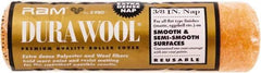 Premier Paint Roller - 3/8" Nap, 9" Wide Paint Roller Cover - Semi-Smooth Texture, Polyester - Exact Tool & Supply