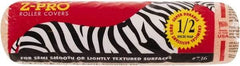 Premier Paint Roller - 1/2" Nap, 9" Wide Paint Roller Cover - Semi-Rough Texture, Polyester - Exact Tool & Supply