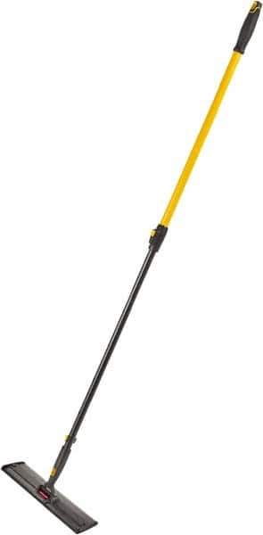 Rubbermaid - 57" Long x 3-1/4" Wide Dust Mop Frame - Black, Quick Connect - Exact Tool & Supply