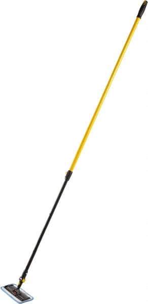 Rubbermaid - 57" Long x 3-1/2" Wide Dust Mop Frame - Black, Hook & Loop - Exact Tool & Supply