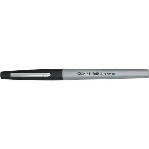 Paper Mate - Needle Porous Point Pen - Black - Exact Tool & Supply