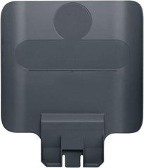 Rubbermaid - Square Lid for Use with 23 Gal Rectangular Recycle Containers - Gray, Polypropylene, For Slim Jim Trash Cans - Exact Tool & Supply