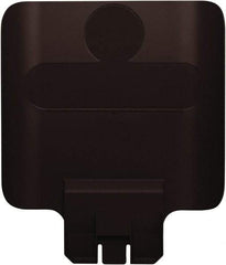 Rubbermaid - Square Lid for Use with 23 Gal Rectangular Recycle Containers - Brown, Polypropylene, For Slim Jim Trash Cans - Exact Tool & Supply