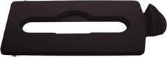 Rubbermaid - Rectangle Lid for Use with 23 Gal Rectangular Recycle Containers - Brown, Polypropylene, For Slim Jim Trash Cans - Exact Tool & Supply