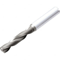 Kennametal - 8mm 138° Spiral Flute Solid Carbide Screw Machine Drill Bit - Exact Tool & Supply