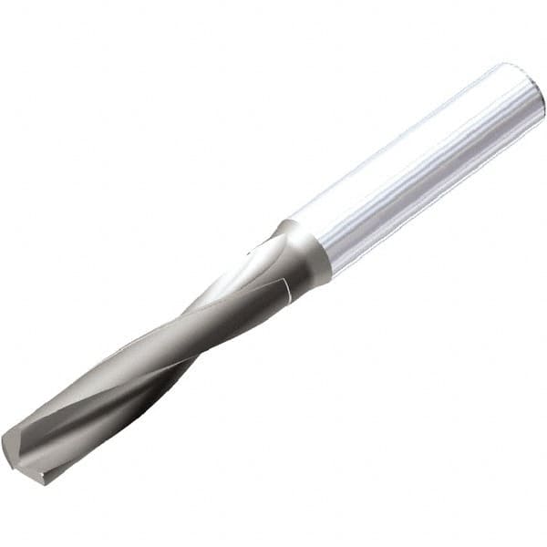Kennametal - 6.9mm 142° Spiral Flute Solid Carbide Screw Machine Drill Bit - Exact Tool & Supply