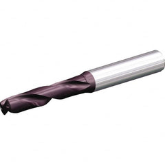 Kennametal - 6.2mm 140° Spiral Flute Solid Carbide Screw Machine Drill Bit - Exact Tool & Supply