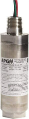 Made in USA - 200 Max psi, 1/4" NPT (Male) Connection Intrinsically Safe Transmitter - mA Output Signal, 1/4" Thread, -40 to 185°F, 28 Volts - Exact Tool & Supply
