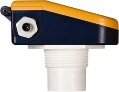 Made in USA - 1\x92 to 25\x92 for Liquids, 1\x92 to 10\x92 for Solids Transmission Range Class 1 Div 2 Ultrasonic Level Transmitter - 2" NPT Mount, 30 Max psi, ±0.25% of Range Accuracy, 12 to 28 VDC (Loop Powered) - Exact Tool & Supply