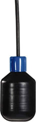 Made in USA - 13 Max psi, 140°F Max, Liquid Level Float - Chlorinated Polyethylene Stem, N.O. Switch Logic - Exact Tool & Supply