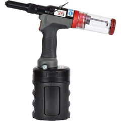 STANLEY Engineered Fastening - 5/32 to 1-1/2" Capacity, Air Riveter - 5.77 CFM, 1" Long Stroke, 1/4 NPT Inlet, Industrial Duty - Exact Tool & Supply