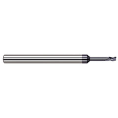 Harvey Tool - Square End Mills; Mill Diameter (Decimal Inch): 0.0600 ; Length of Cut (Decimal Inch): 0.0900 ; Material: Solid Carbide ; Finish/Coating: AlTiN ; Shank Diameter (Inch): 1/8 ; Single or Double End: Single - Exact Tool & Supply