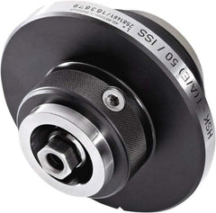 HAIMER - HSK32 & HSK40 Taper, On-Center/Rotating, Spindle Adapter - 80mm Projection, Use with ISS-U Spindle - Exact Tool & Supply