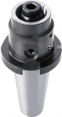HAIMER - HSK40A, C, E Taper, On-Center/Rotating, Spindle Adapter - 80mm Projection, Use with ISO50 Spindle - Exact Tool & Supply