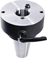 HAIMER - 45 Taper, On-Center/Rotating, Spindle Adapter - 20mm Projection, Use with ISO50 Spindle - Exact Tool & Supply