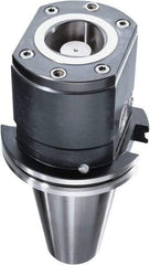 HAIMER - CAPTO C3 Taper, On-Center/Rotating, Spindle Adapter - 50mm Projection, Use with ISO50 Spindle - Exact Tool & Supply