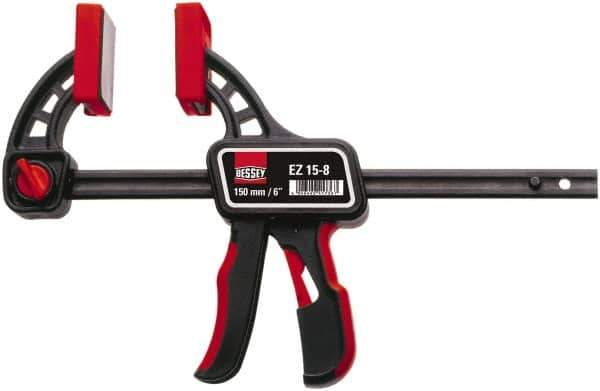 Bessey - 12" Capacity, 2-3/8" Throat Depth, Carbon Steel Bar Clamp - 150 Lb Clamping Pressure - Exact Tool & Supply