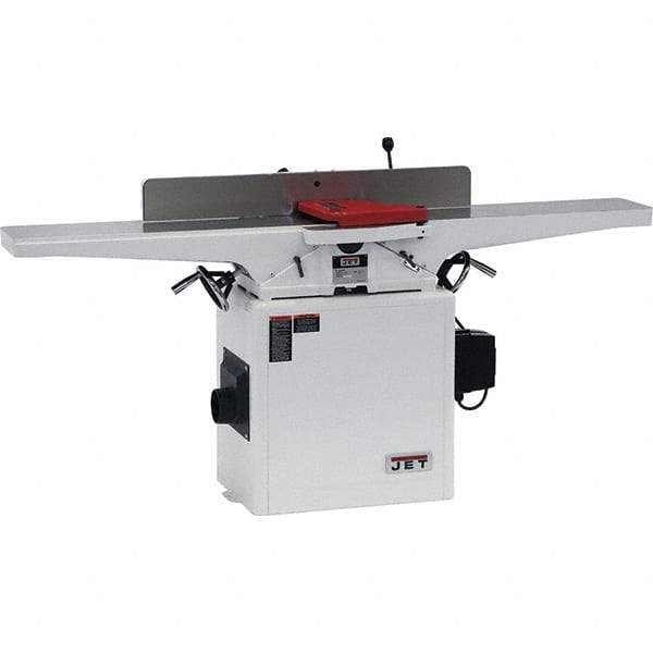 Jet - 5,500 RPM, 8" Cutting Width, 1/2" Cutting Depth, Jointer - 4-3/4" Fence Height, 38-1/2" Fence Length, 2 hp - Exact Tool & Supply