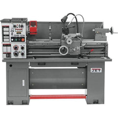 Jet - 12" Swing, 33" Between Centers, 230 Volt, Single Phase Bench Lathe - 5MT Taper, 2 hp, 75 to 1,400 RPM, 1-9/16" Bore Diam, 30" Deep x 58" High x 66" Long - Exact Tool & Supply