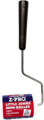 Premier Paint Roller - 10" Long, 1/4" Nap, Wall Paint Roller Set - 5" Wide, Steel Frame, Includes Roller Cover & Frame - Exact Tool & Supply