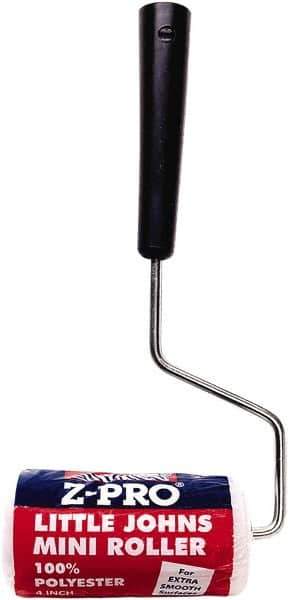 Premier Paint Roller - 10" Long, 1/4" Nap, Wall Paint Roller Set - 5" Wide, Steel Frame, Includes Roller Cover & Frame - Exact Tool & Supply