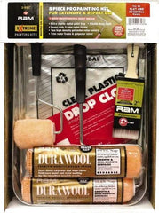 Premier Paint Roller - 3/8" Nap, Wall Paint Roller Set - 10" Wide, Steel Frame, Includes Paint Tray, Roller Cover & Frame - Exact Tool & Supply