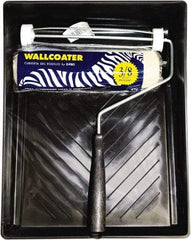 Premier Paint Roller - 3/8" Nap, Wall Paint Roller Set - 10" Wide, Steel Frame, Includes Paint Tray, Roller Cover & Frame - Exact Tool & Supply