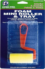 Premier Paint Roller - Mini Paint Roller Set - 5" Wide, Plastic Frame, Includes Paint Tray, Roller Cover & Frame - Exact Tool & Supply
