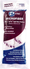 Premier Paint Roller - 3/4" Nap, 6" Wide Paint Mini Roller Covers - Rough Texture, Microfiber - Exact Tool & Supply