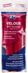 Premier Paint Roller - 6" Wide Paint Mini Roller Covers - Smooth Texture, Woven & Polyester - Exact Tool & Supply