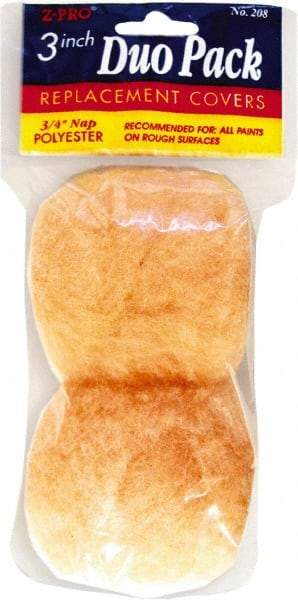 Premier Paint Roller - 3/4" Nap, 3" Wide Paint Roller Cover - Smooth Texture, Polyester - Exact Tool & Supply
