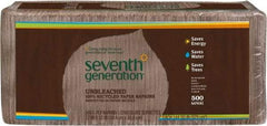 Seventh Generation - 12" Long x 12" Wide, Paper Napkins - 1 Ply, Brown - Exact Tool & Supply