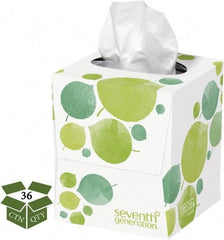 Seventh Generation - Tall Box of White Facial Tissues - 2 Ply, Recycled Fibers - Exact Tool & Supply