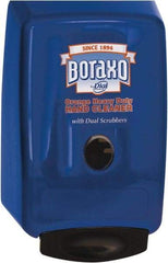 Boraxo - 2 L Liquid Hand Soap Dispenser - Plastic, Wall Mounted, Blue - Exact Tool & Supply