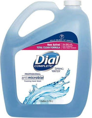 Dial - 1 Gal Bottle Foam Soap - Blue, Spring Water Scent - Exact Tool & Supply