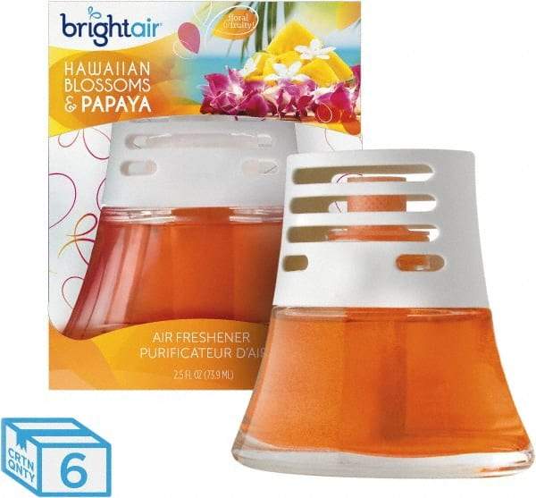 BRIGHT Air - 2.5 oz Diffuser Air Freshener - Liquid, Hawaiian Blossoms & Papaya Scent - Exact Tool & Supply