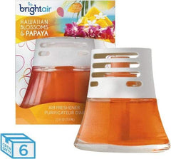 BRIGHT Air - 2.5 oz Diffuser Air Freshener - Liquid, Hawaiian Blossoms & Papaya Scent - Exact Tool & Supply