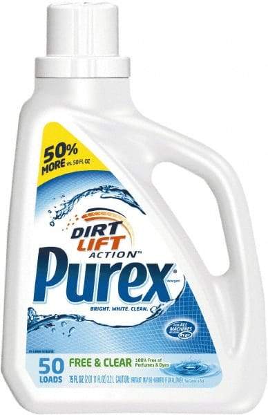 Purex - 75 oz Liquid Laundry Detergent - Unscented - Exact Tool & Supply